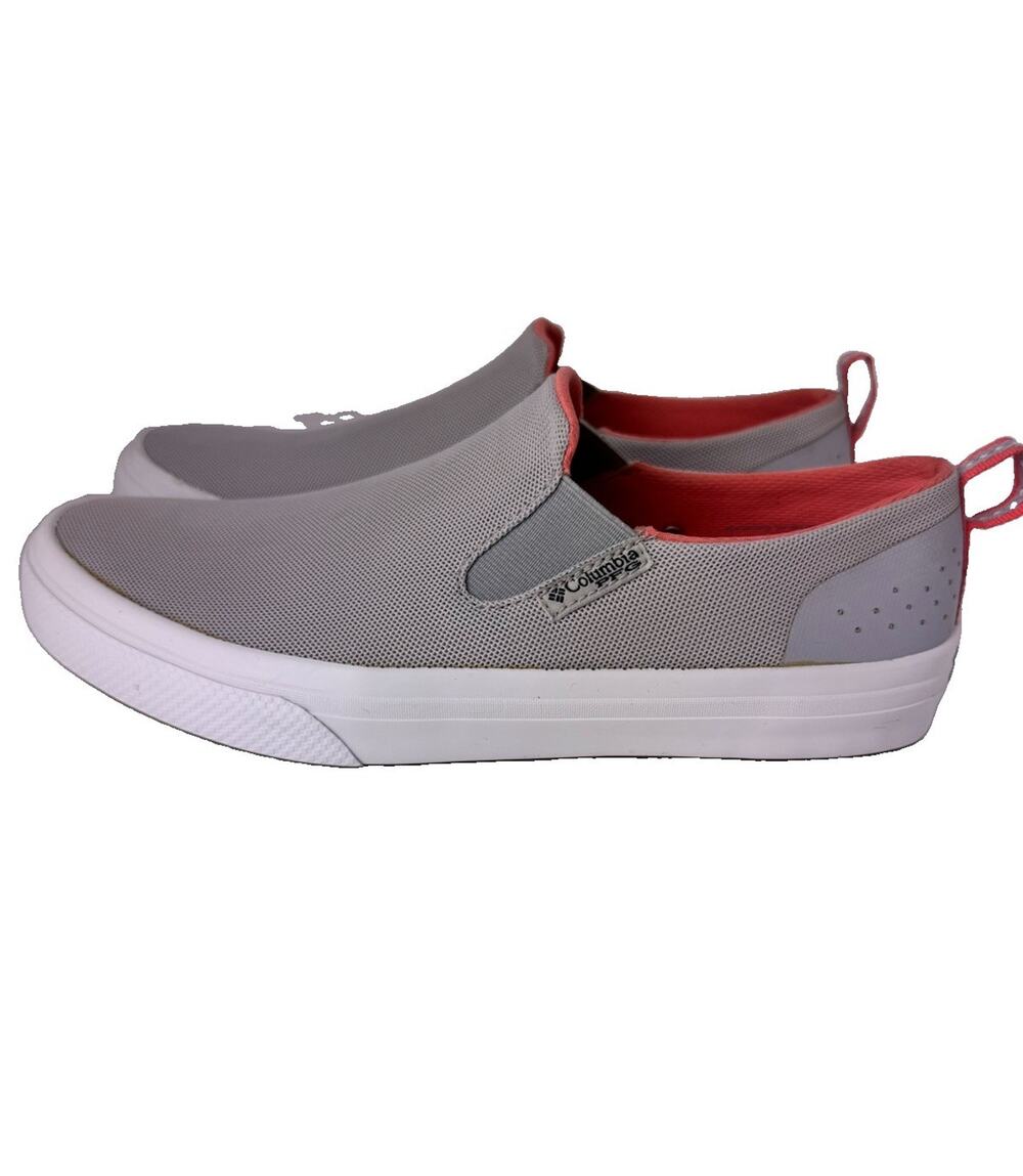 Columbia Dorado Slip PFG Women’s Shoes Gray Mesh Coral Pink Size 10